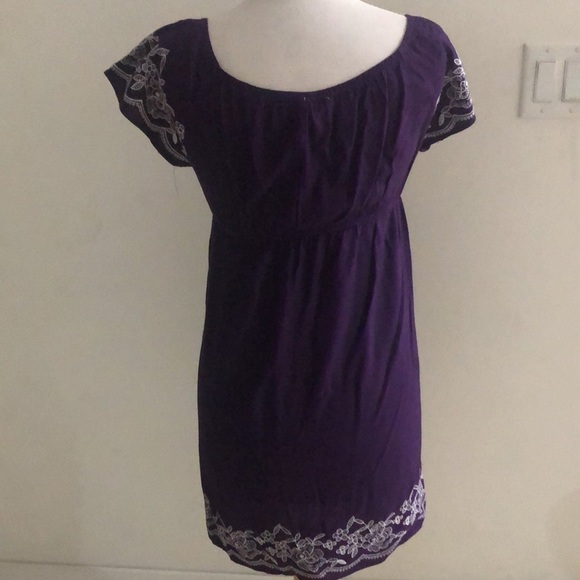 One Clothing - Off the Shoulder Embroidered Mini Dress - Size Medium - Picture 5 of 5